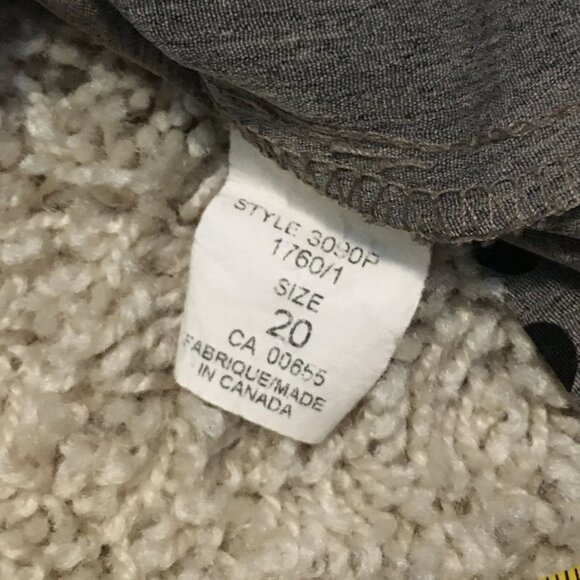 Vintage Penningtons Wallpaper Damask Print Short Sleeve Button Down Top - Picture 11 of 16